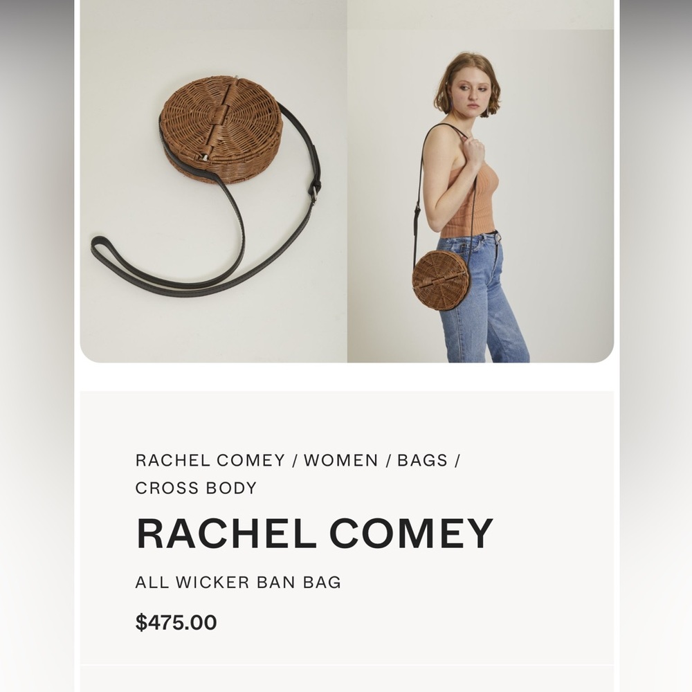Rachel comey all wicker baan bag